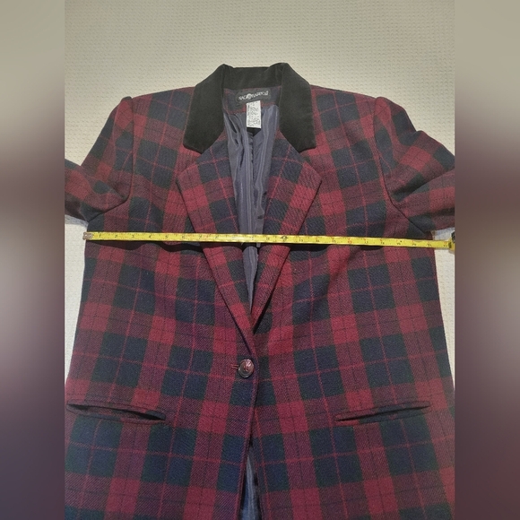 Sag Harbor Plaid Blazer - Red and Blue - Picture 8 of 13